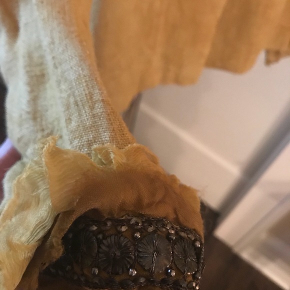 NWT...gorgeous Indian linen jacket  by Tba size 36 - Picture 5 of 5